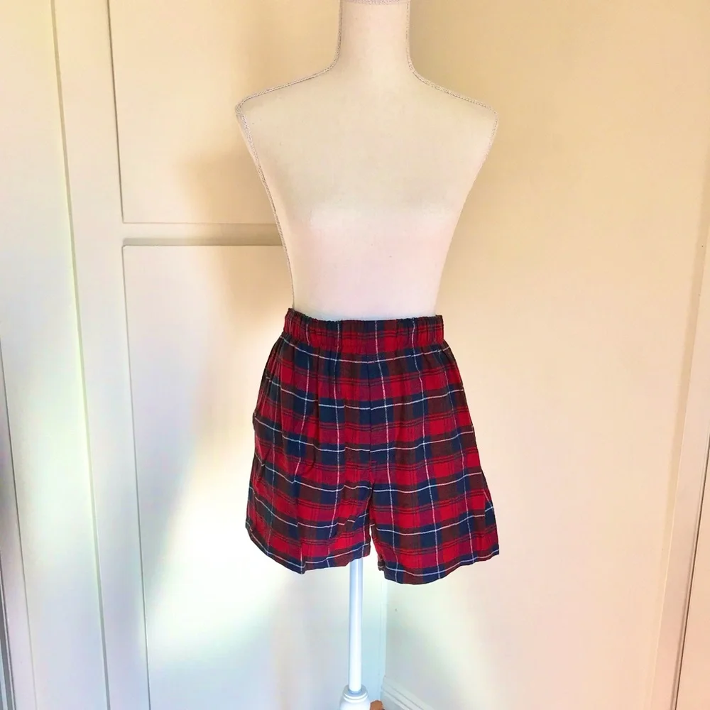 J.Crew flannel plaid boxers